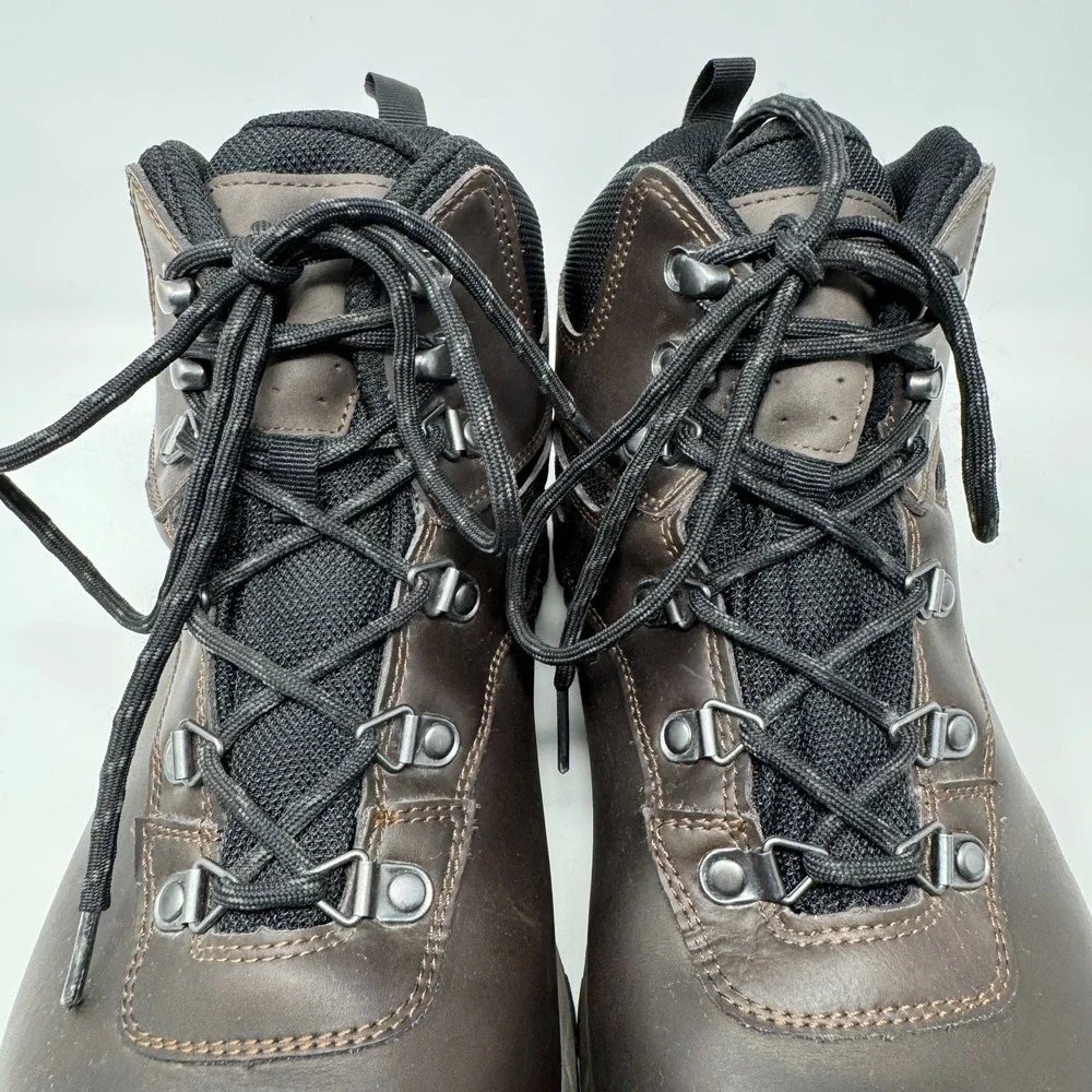 Eddie Bauer Everett Hiker‎ Hiking Boots Brown Leather Men's Size 12 M